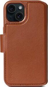 Decoded Leather Detachable Wallet Tan iPhone 15