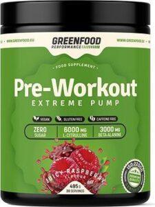 GreenFood Nutrition Performance Pre-Workout Juicy raspberry 495 g